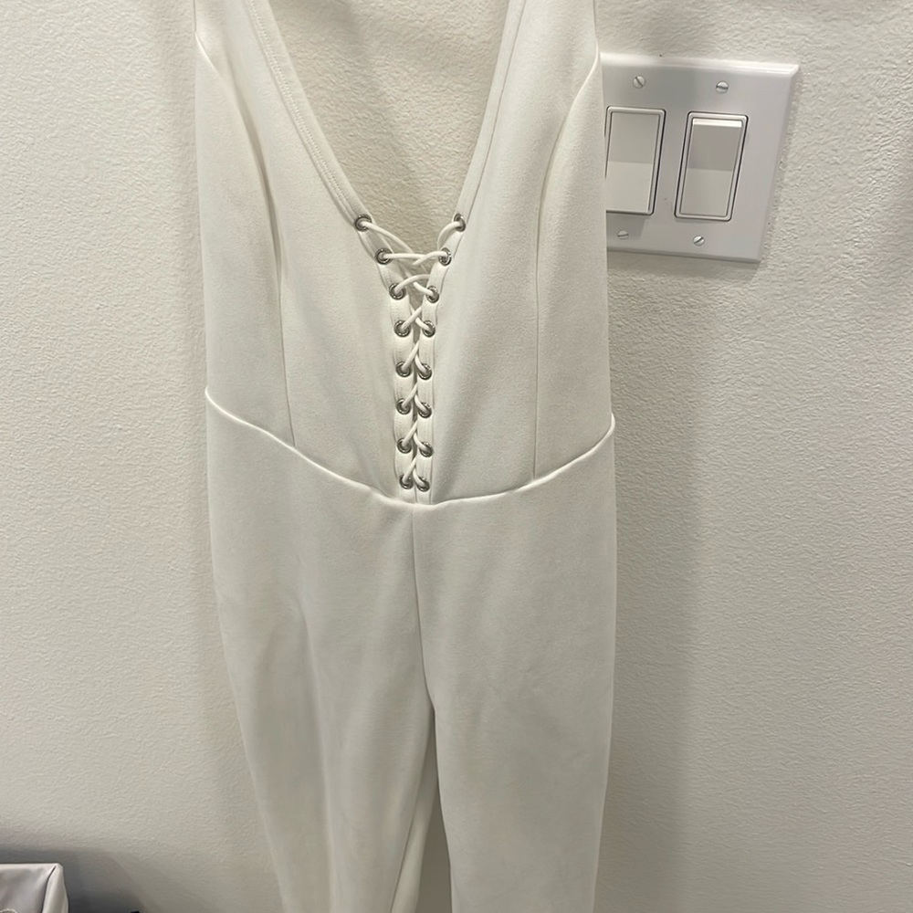 White fox jumpsuit